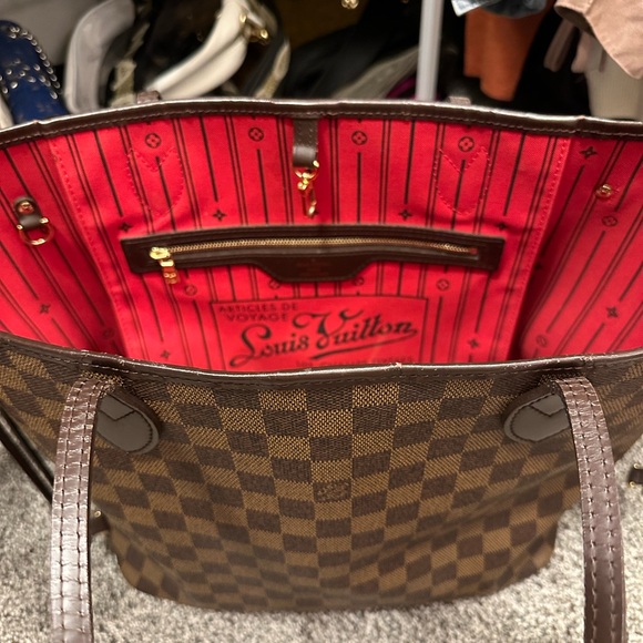 Louis Vuitton Handbags - Authentic Louis Vuitton Neverfull MM Damier Ebene